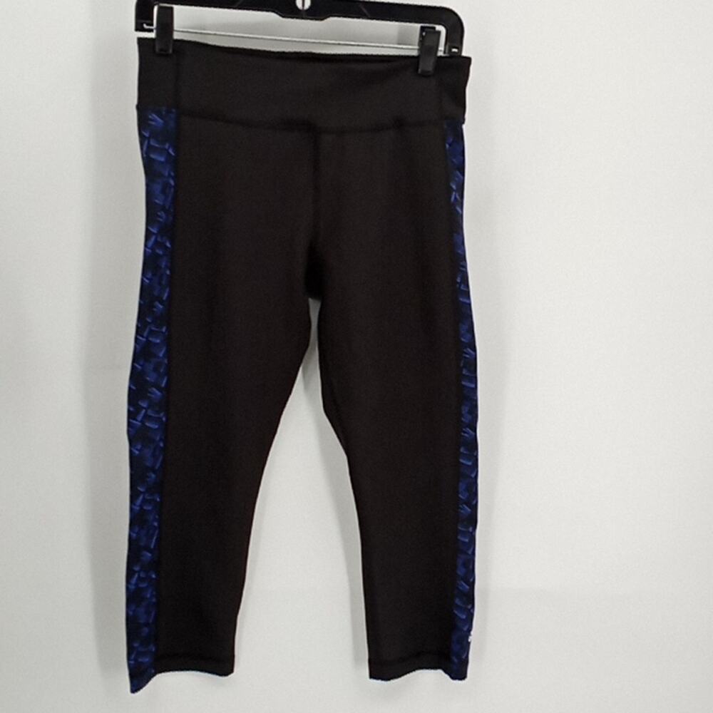 Adidas Women's Black Active Wear Cropped Leggings Size Medium